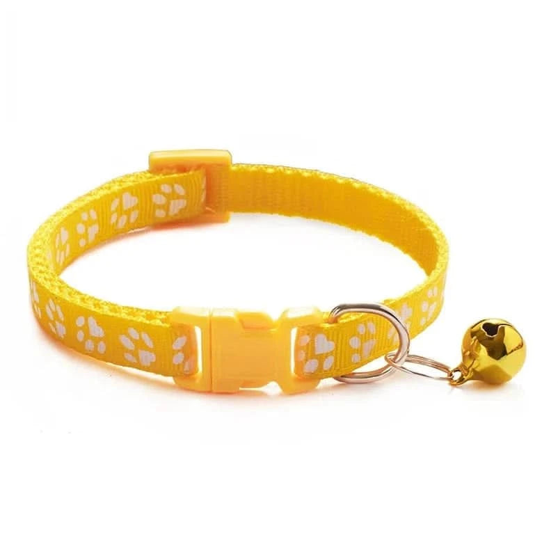 Collier pour Chat - ''Le Classique'' Jaune