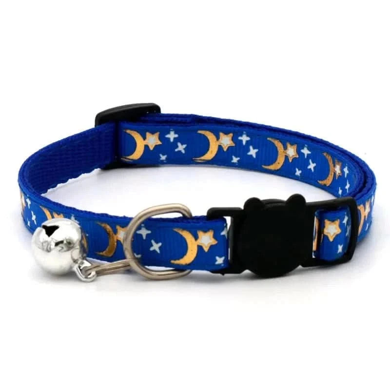 Collier pour Chat - Lune Bleu