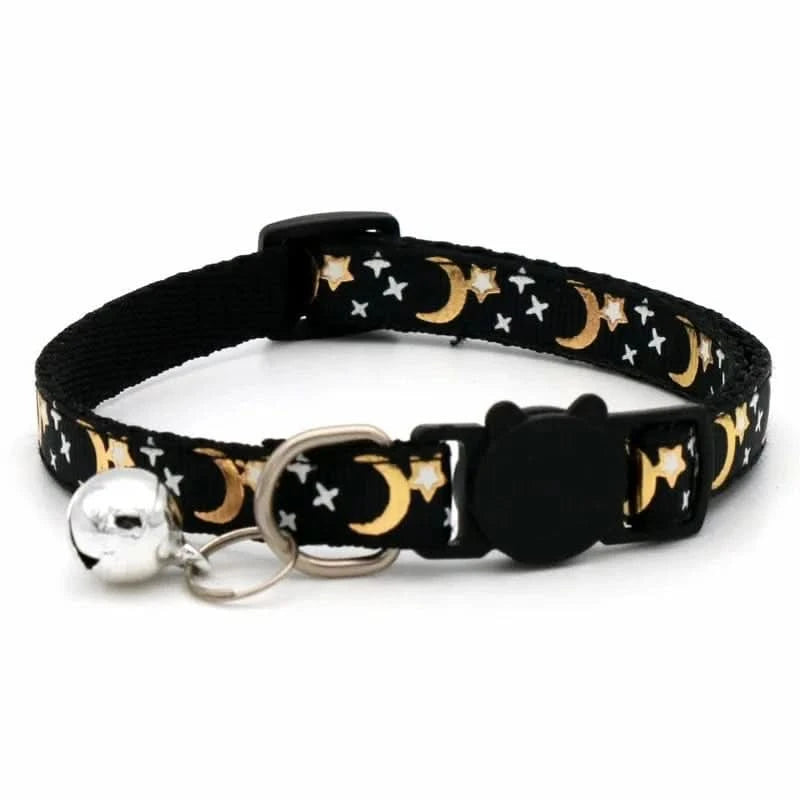Collier pour Chat - Lune Noir