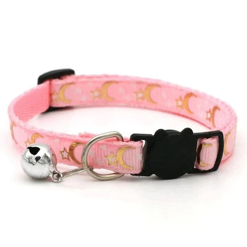Collier pour Chat - Lune Rose