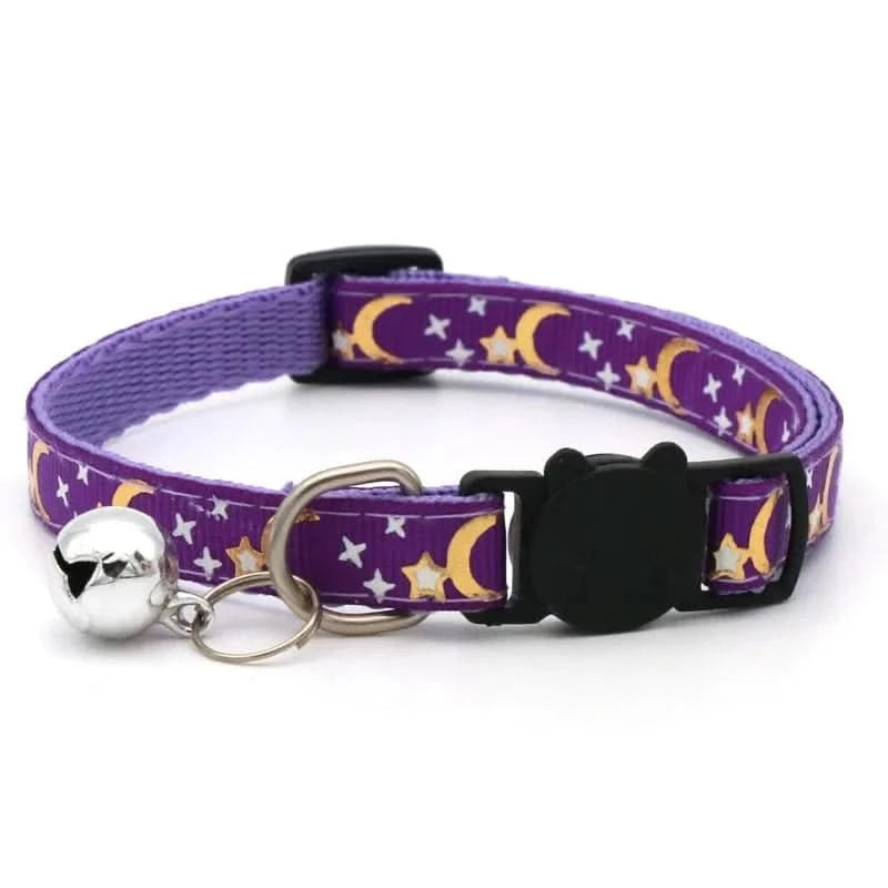 Collier pour Chat - Lune Violet