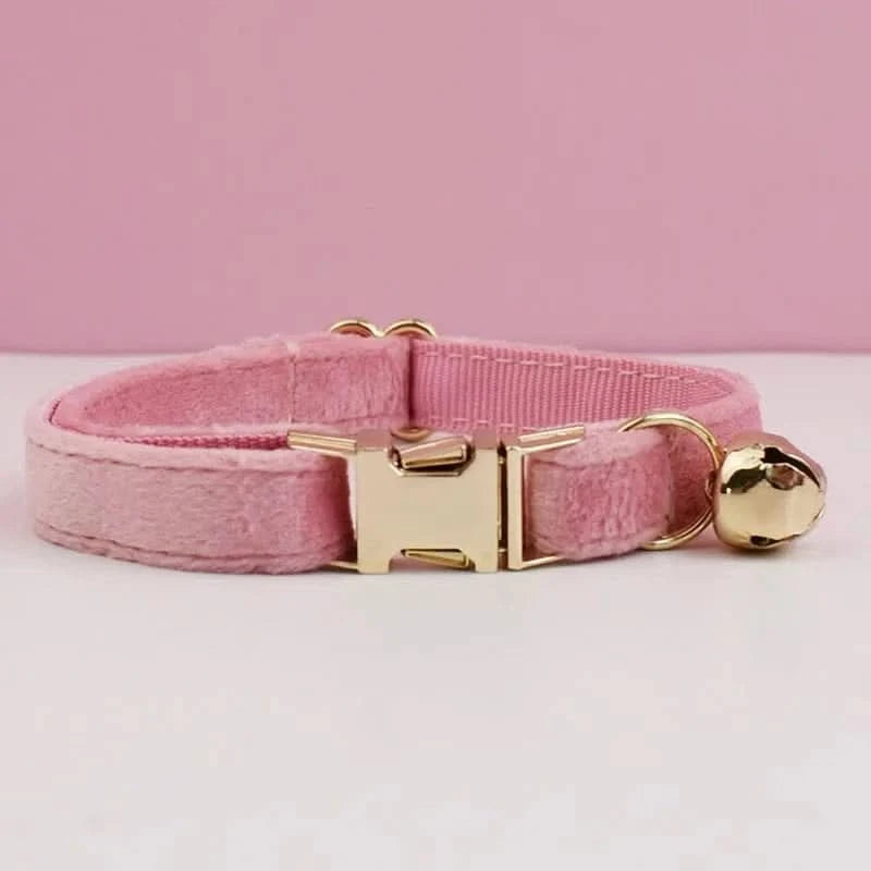 Collier pour Chat - Velour cat collar(velvet01) / L for Neck 20-32cm