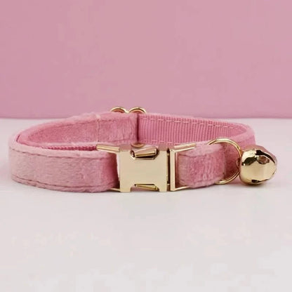 Collier pour Chat - Velour cat collar(velvet01) / L for Neck 20-32cm