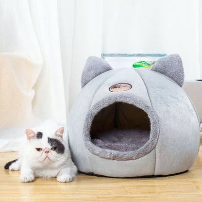 Niche douillette pour chat | KittyCave™