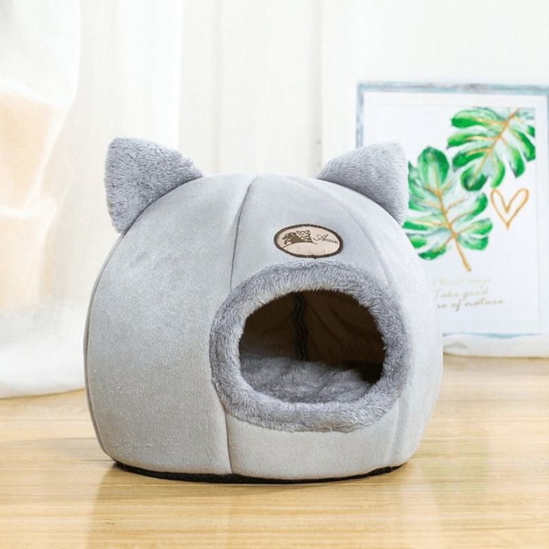 Niche douillette pour chat | KittyCave™