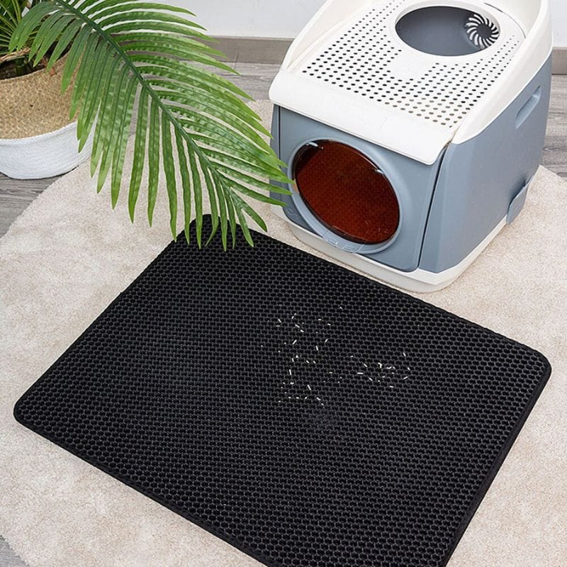 Tapis pour bac à litière pour chats | KittyMat™