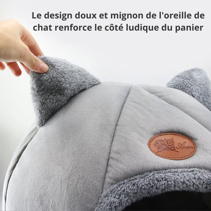 Niche douillette pour chat | KittyCave™