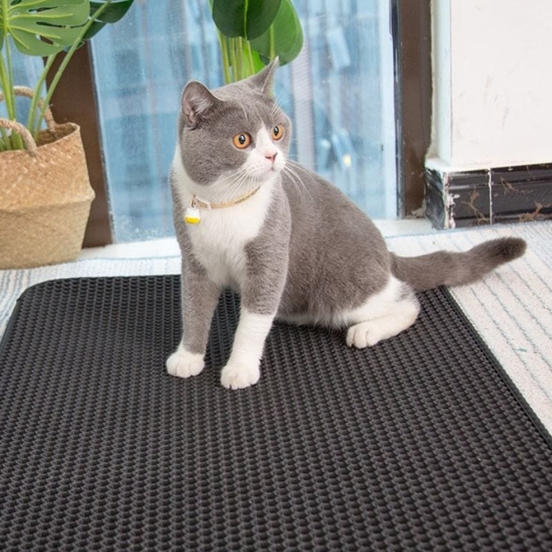 Tapis pour bac à litière pour chats | KittyMat™