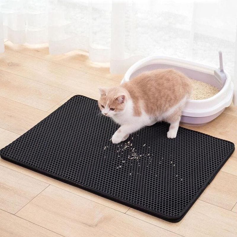 Tapis pour bac à litière pour chats | KittyMat™