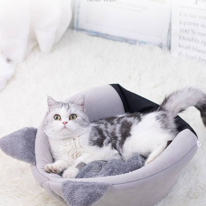 Niche douillette pour chat | KittyCave™