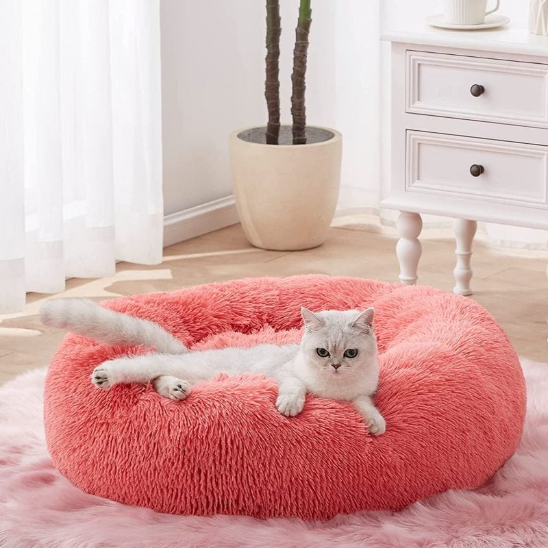 Coussin apaisant pour chat KittyBed™ - PetLuv Rose