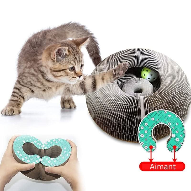 Griffoir pour chat | KittyScratch™ 1 KittyScratch™ + 1 balle offerte