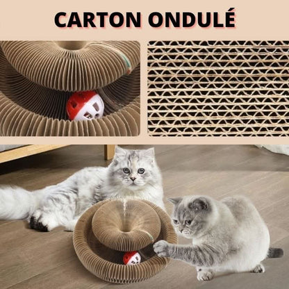 Griffoir pour chat | KittyScratch™ 1 KittyScratch™ + 1 balle offerte