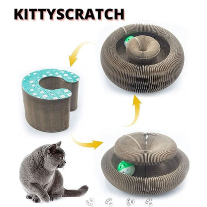 Griffoir pour chat | KittyScratch™ 1 KittyScratch™ + 1 balle offerte