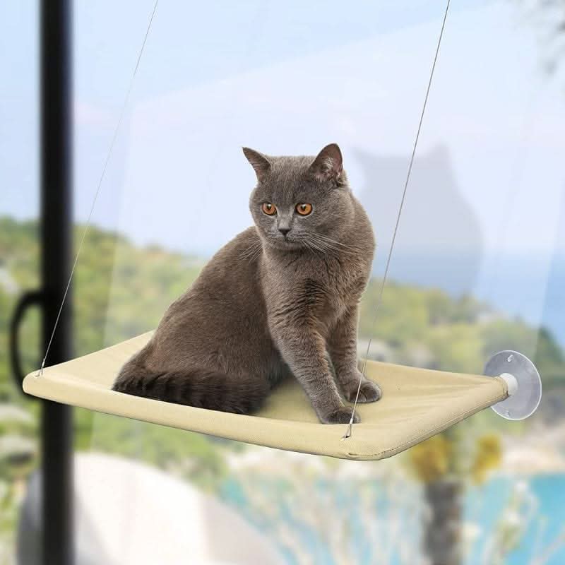 Hamac de fenêtre pour chat | CatMock™ Beige