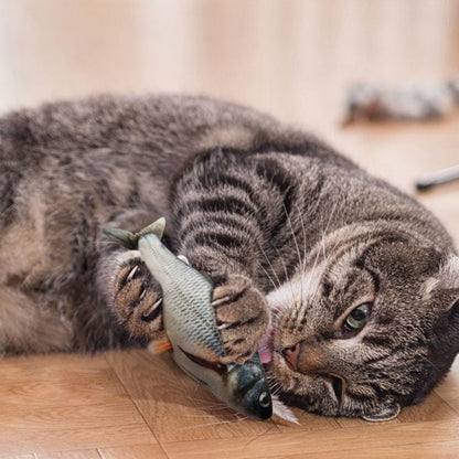 Jouet poisson pour chat | Merlux™