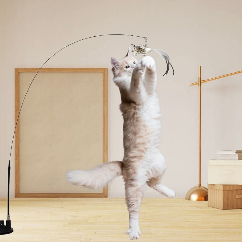 Jouet pour chat canne à pêche | KittyBird™