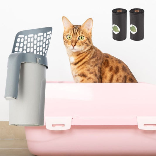 Pelle à litière pour chat KittyScoop™ 1 KittyScoop™ + 2 rouleaux offerts