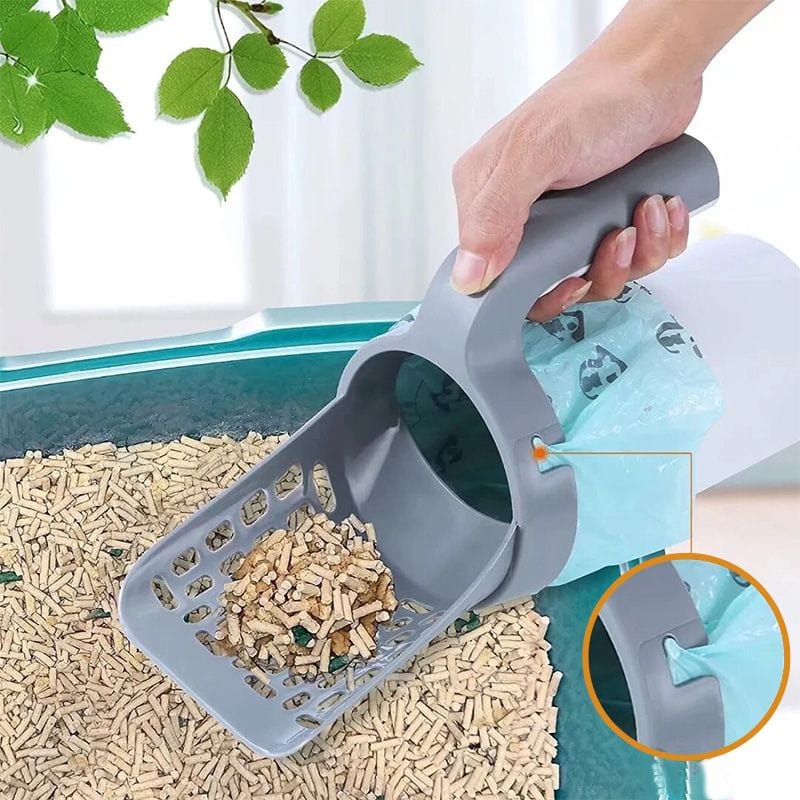 Pelle à litière pour chat KittyScoop™ 1 KittyScoop™ + 2 rouleaux offerts