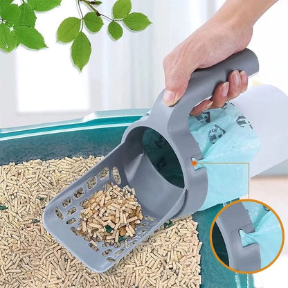 Pelle à litière pour chat KittyScoop™ 1 KittyScoop™ + 2 rouleaux offerts