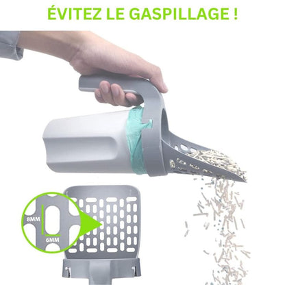 Pelle à litière pour chat KittyScoop™ 1 KittyScoop™ + 2 rouleaux offerts